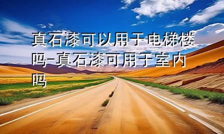 真石漆可以用于電梯樓嗎-真石漆可用于室內嗎