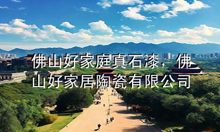 佛山好家庭真石漆<div   id=