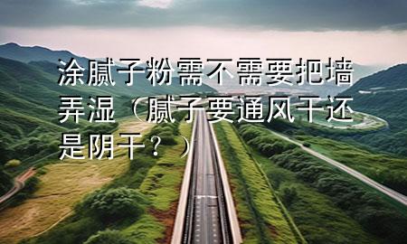 涂膩?zhàn)臃坌璨恍枰褖ε獫瘢佔(zhàn)右L(fēng)干還是陰干<div   id=