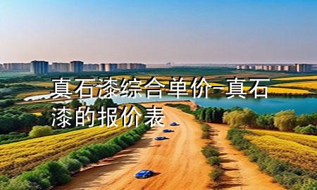 真石漆綜合單價(jià)-真石漆的報(bào)價(jià)表