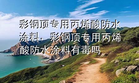 彩鋼頂專用丙烯酸防水涂料<div   id=