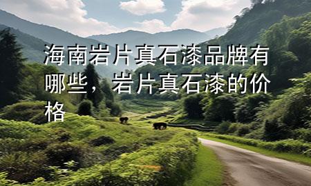 海南巖片真石漆品牌有哪些<div   id=