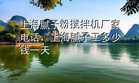 上海膩子粉攪拌機廠家電話，上海膩子工多少錢一天