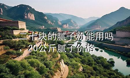 二十塊的膩?zhàn)臃勰苡脝幔?0公斤膩?zhàn)觾r格