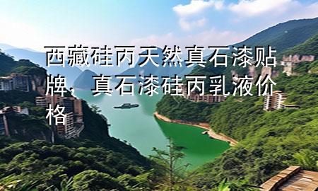 西藏硅丙天然真石漆貼牌<div   id=