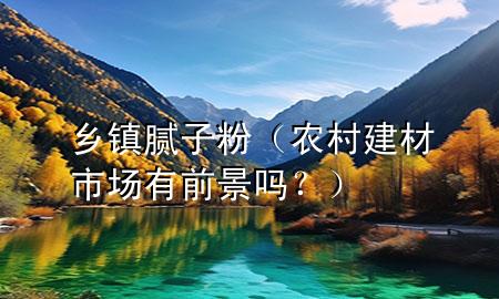鄉(xiāng)鎮(zhèn)膩子粉（農(nóng)村建材市場有前景嗎？）