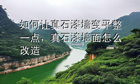 如何讓真石漆墻變平整一點(diǎn)<div   id=
