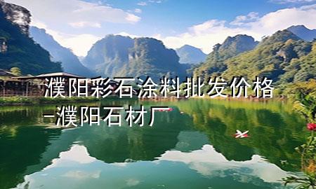 濮陽彩石涂料批發(fā)價格-濮陽石材廠