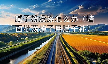 膩?zhàn)臃蹧](méi)涂怎么辦（墻面批蕩掉了用膩?zhàn)友a(bǔ)？）