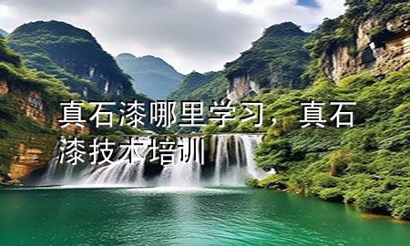 真石漆哪里學(xué)習(xí)，真石漆技術(shù)培訓(xùn)