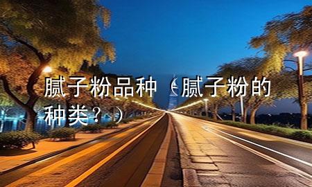 膩子粉品種（膩子粉的種類<div   id=