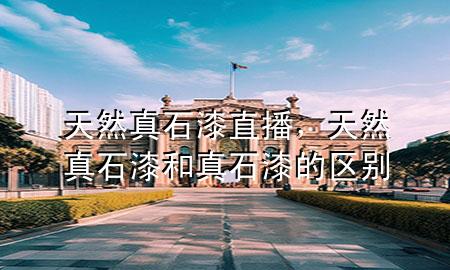 天然真石漆直播，天然真石漆和真石漆的區(qū)別