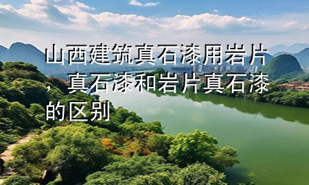 山西建筑真石漆用巖片<div   id=