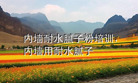 內(nèi)墻耐水膩?zhàn)臃叟嘤?xùn)<div   id=