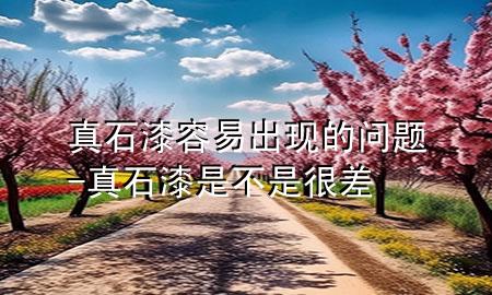 真石漆容易出現(xiàn)的問(wèn)題-真石漆是不是很差