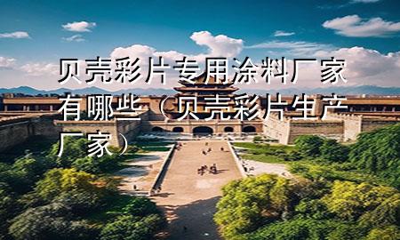 貝殼彩片專(zhuān)用涂料廠家有哪些（貝殼彩片生產(chǎn)廠家）