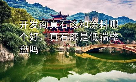 開(kāi)發(fā)商真石漆和涂料哪個(gè)好<div   id=