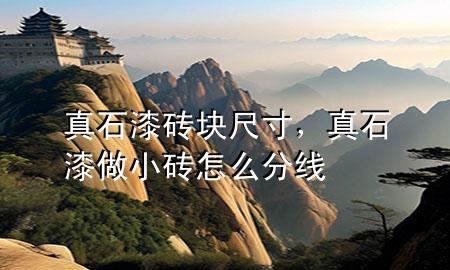 真石漆磚塊尺寸<div   id=